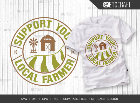 A Rural Branding Gem: How This Farm SVG Elevates Graphics & T-Shirt Designs