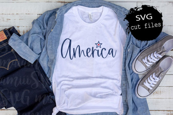 America SVG Graphics for T-Shirt Designs