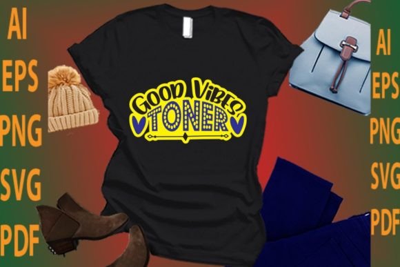 Good Vibes Toner: A Fresh Boho Embroidery Design