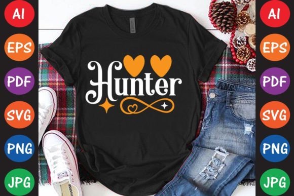 Hunter: A Versatile Graphic for T-Shirt Designs and More