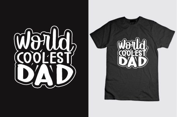 World Coolest Dad: A Versatile Graphic for Crafting and T-Shirt Designs